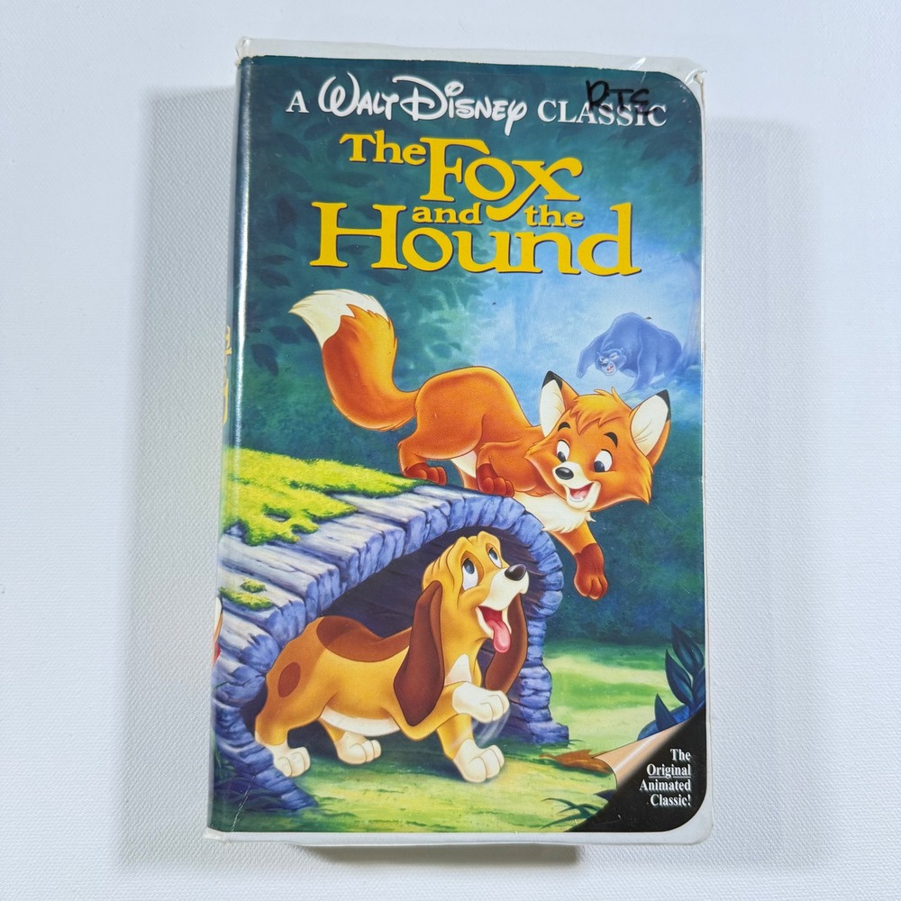 VTG Walt Disney Home Video The Fox and the Hound VHS Black Diamond Movie Kidcore
